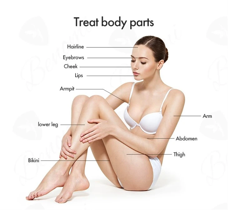 White Diode Laser Hair Removal