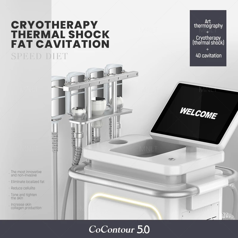KRYOTERAPI TERMISK STØD FEDT CAVITATION SPEED DIET Maskine