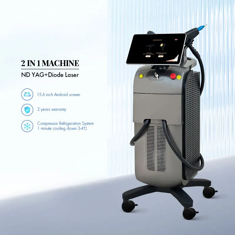 Nd YAG+Diode Laser 2 i 1 maskine