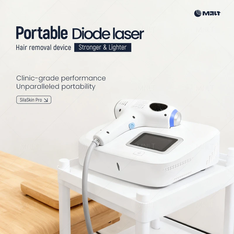 Bærbar Soprano Ice Diode Laser Hårfjerningsmaskine